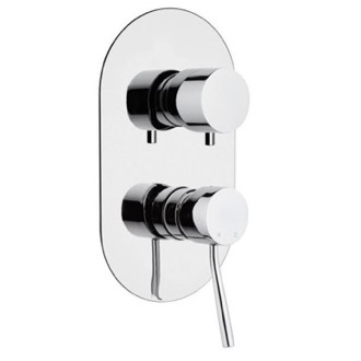 Diverter Wall-Mounted 2-Way Diverter On Single Flange, Rough-In Valve Included Remer N92US